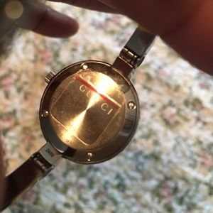 Gucci platinum watch